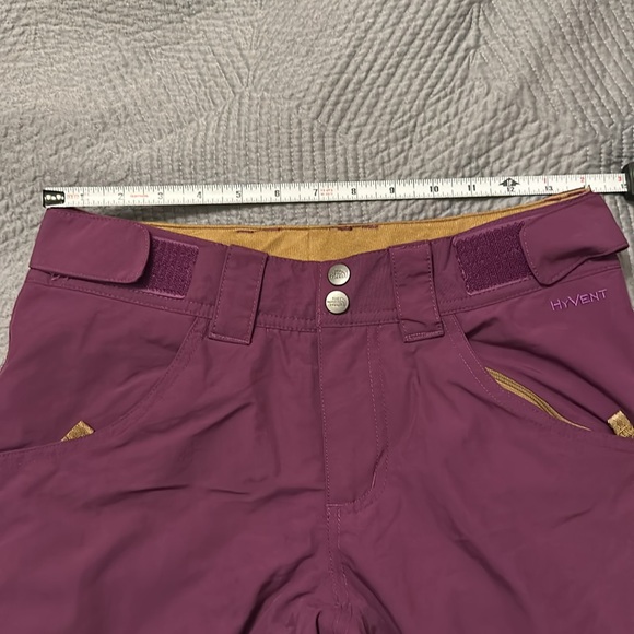 North Face women’s ski pants, sz XS, pretty plum. - Picture 8 of 9